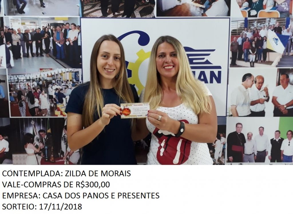 MAIS ALGUNS CONTEMPLADOS JÁ VIERAM RETIRAR SEUS VALE-COMPRAS DA CAMPANHA “NATAL SONHO DOURADO” 2018