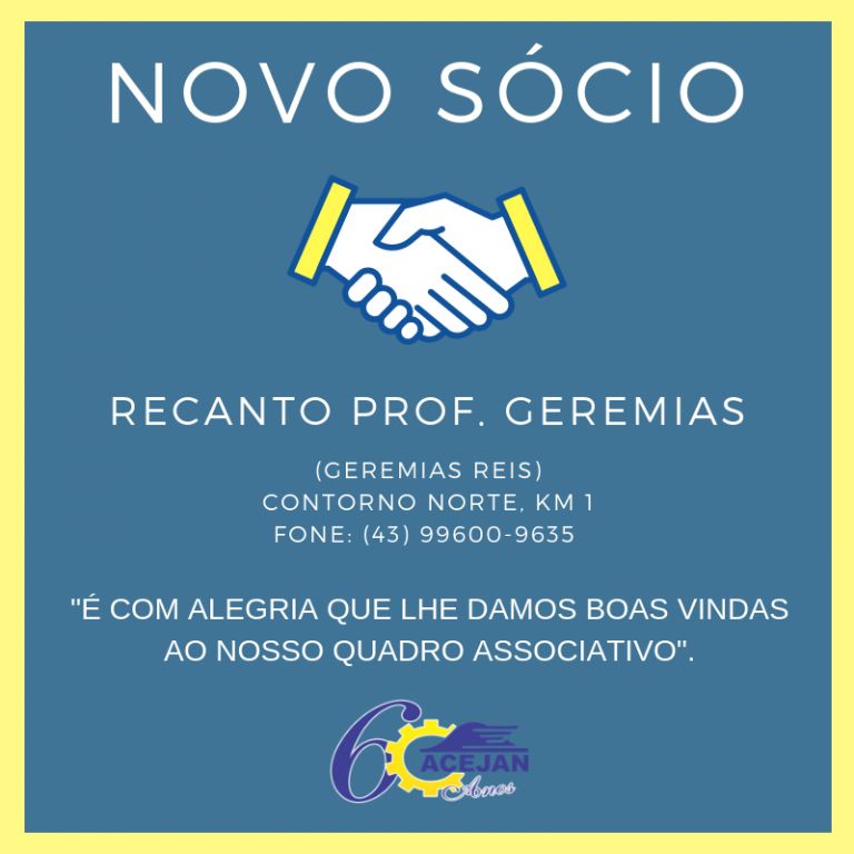 NOVO SÓCIO