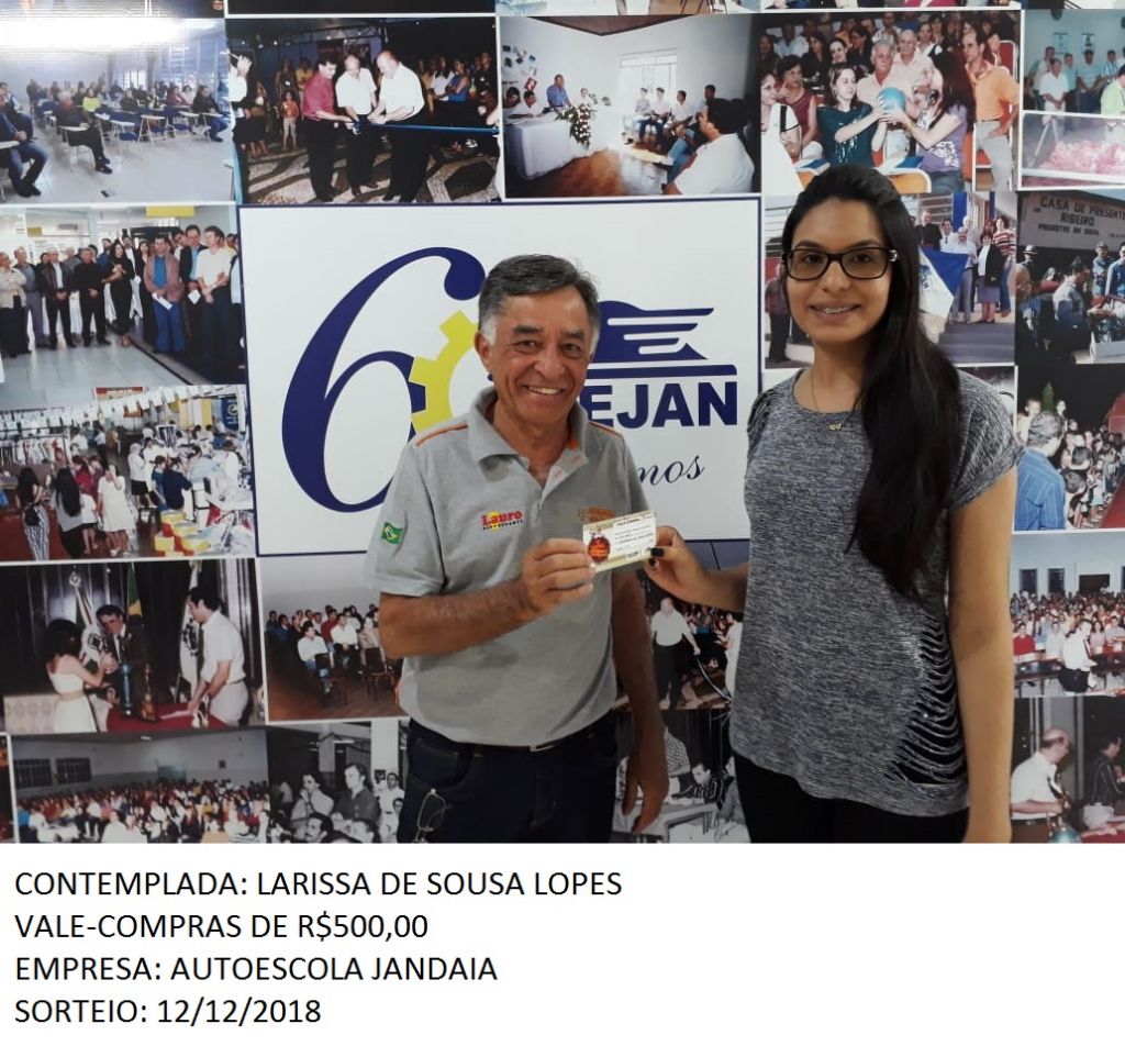 ENTREGA DOS VALE-COMPRAS DA CAMPANHA “NATAL SONHO DOURADO” 2018