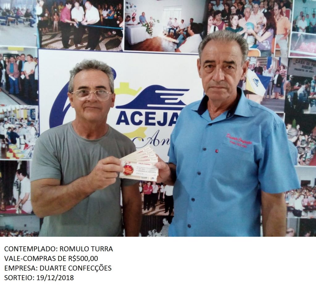 ENTREGA VALE-COMPRAS DA CAMPANHA “NATAL SONHO DOURADO” 2018