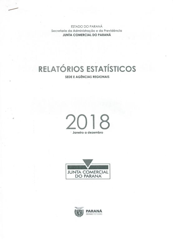 RELATÓRIO ESTATÍSTICO 2018 JUCEPAR