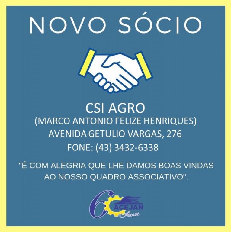 NOVO SÓCIO