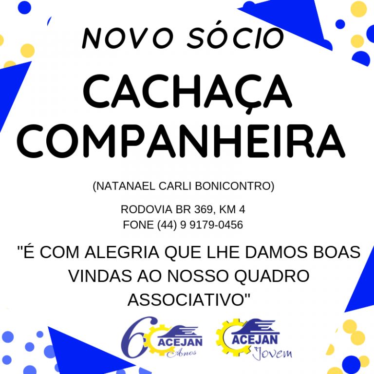 NOVO SÓCIO
