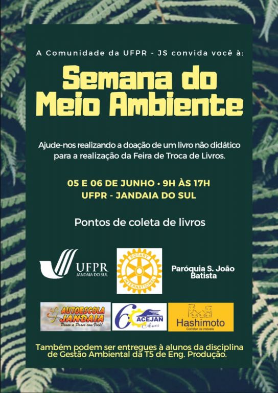 SEMANA DO MEIO AMBIENTE – UFPR