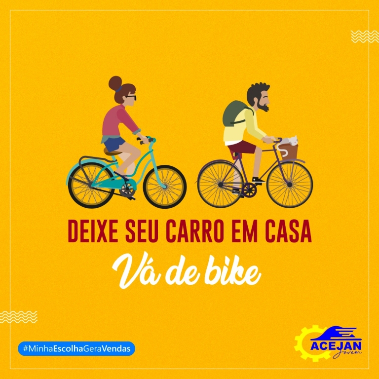 QUE TAL SUBSTITUIR O CARRO POR UMA BIKE?