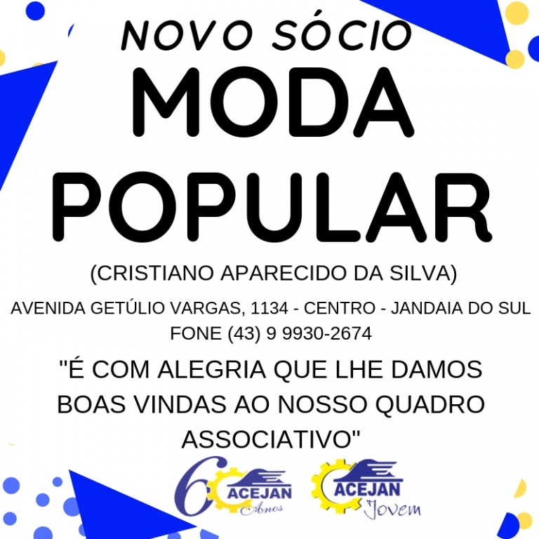 NOVO SÓCIO!