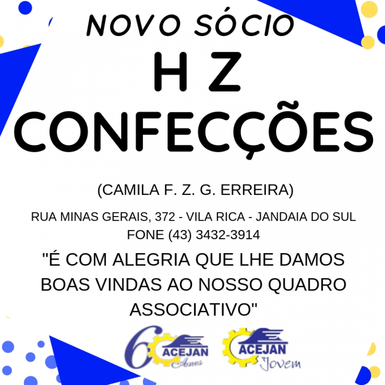 NOVO SÓCIO!