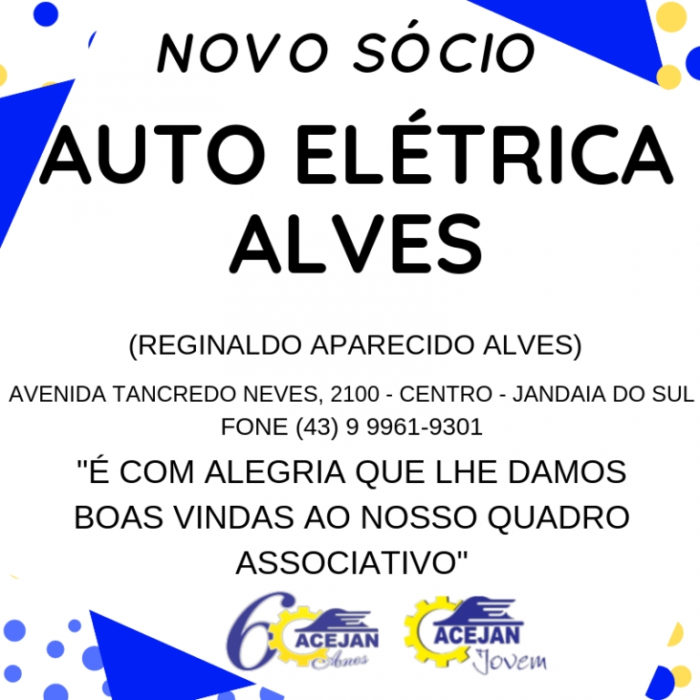 NOVO SÓCIO!