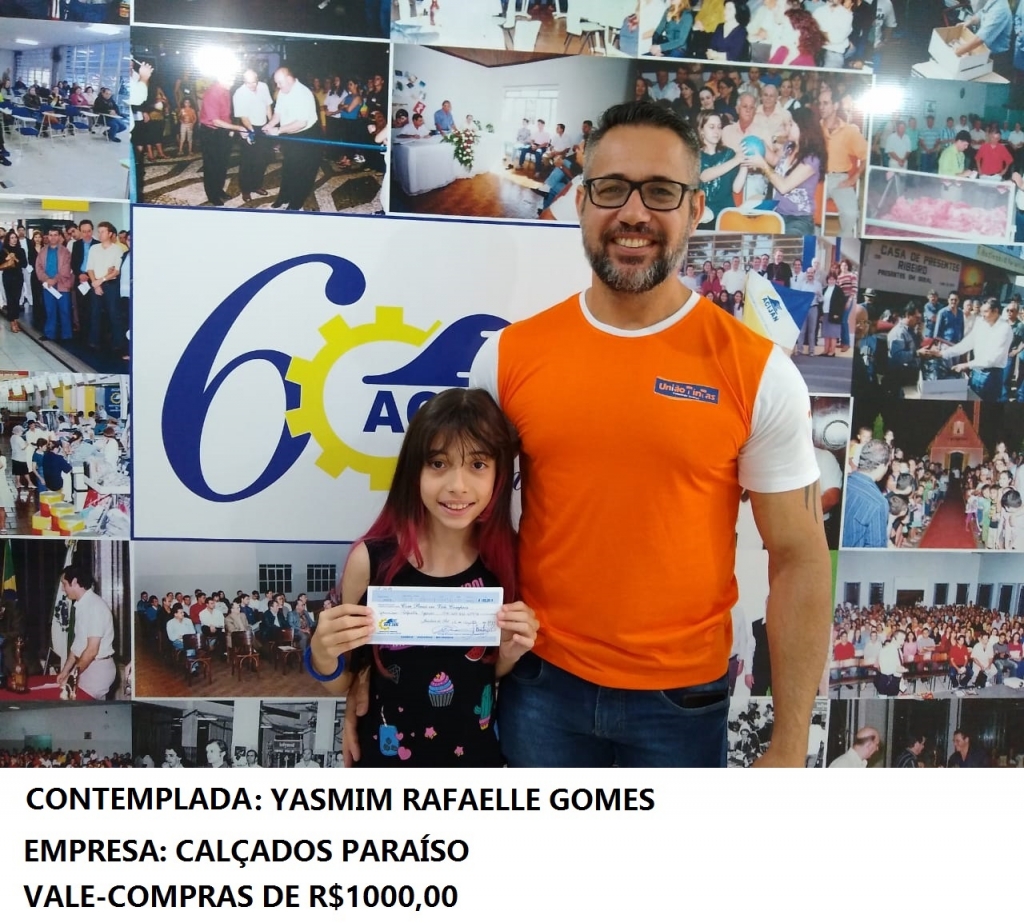CONTEMPLADA DA CAMPANHA “DIA DOS PAIS” 2019.