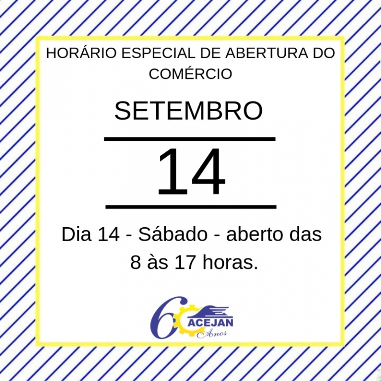 HORÁRIO ESPECIAL MÊS 09/2019