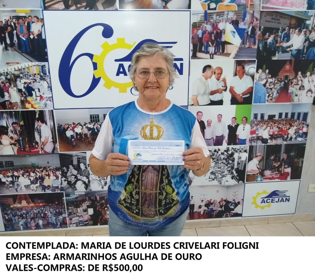 CONTEMPLADA DA CAMPANHA “DIA DAS CRIANÇAS” 2019.