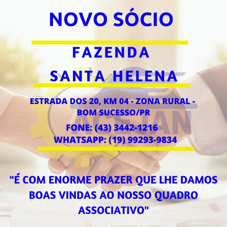 NOVO SÓCIO
