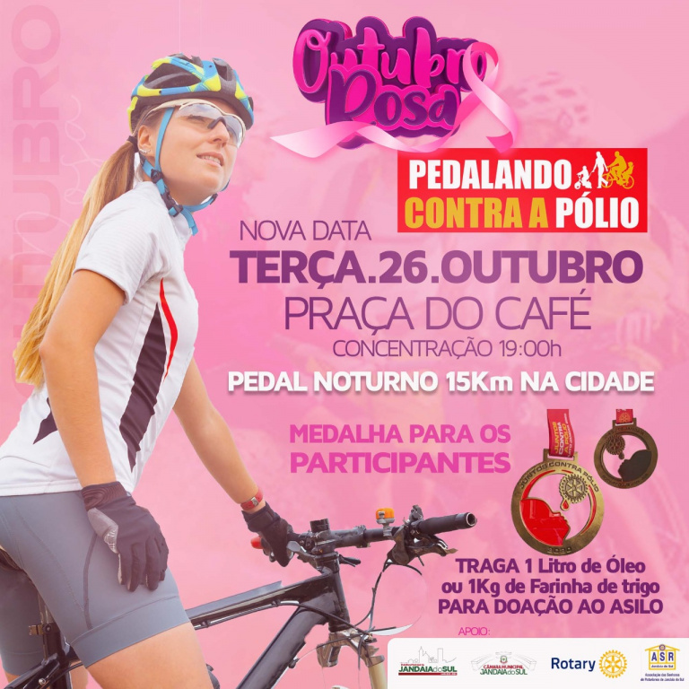 PEDALANDO CONTRA A PÓLIO