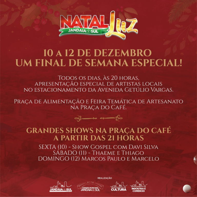 UM FINAL DE SEMANA ESPECIAL!