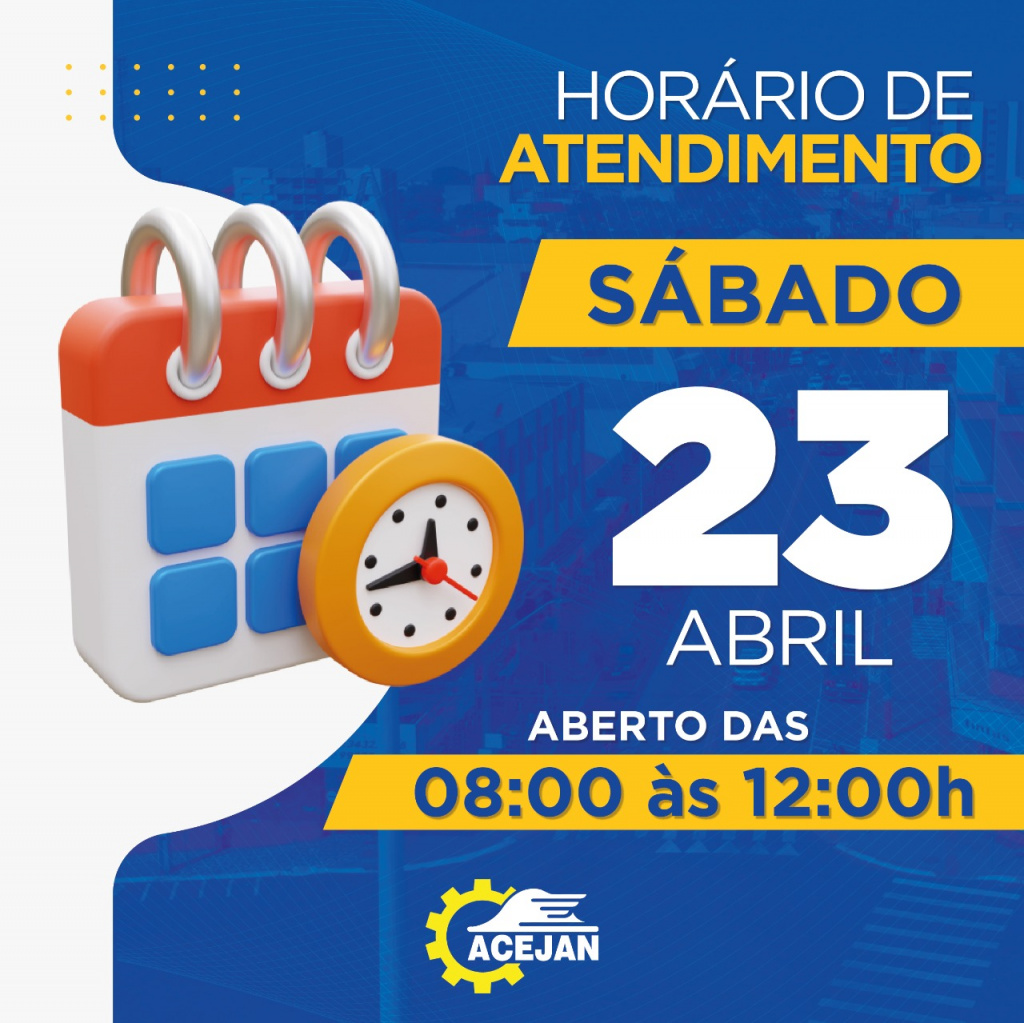 HORÁRIO DE ATENDIMENTO COMÉRCIO DE JANDAIA DO SUL