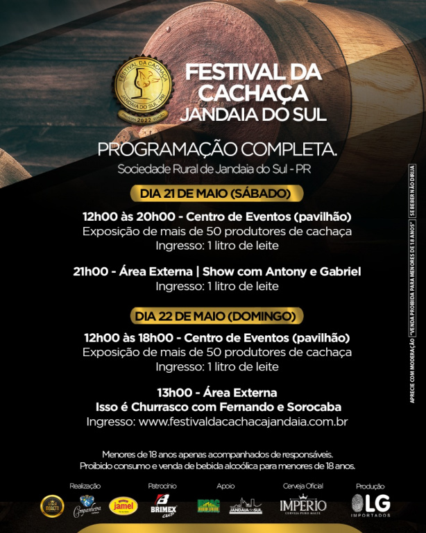 FESTIVAL DA CACHAÇA JANDAIA DO SUL