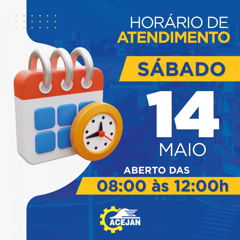 HORÁRIO DE ATENDIMENTO COMÉRCIO DE JANDAIA DO SUL