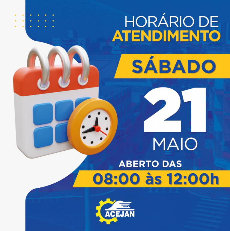 HORÁRIO DE ATENDIMENTO COMÉRCIO DE JANDAIA DO SUL