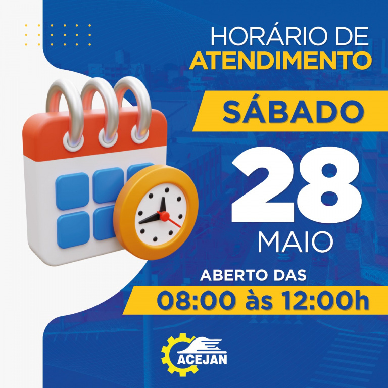 HORÁRIO DE ATENDIMENTO COMÉRCIO DE JANDAIA DO SUL
