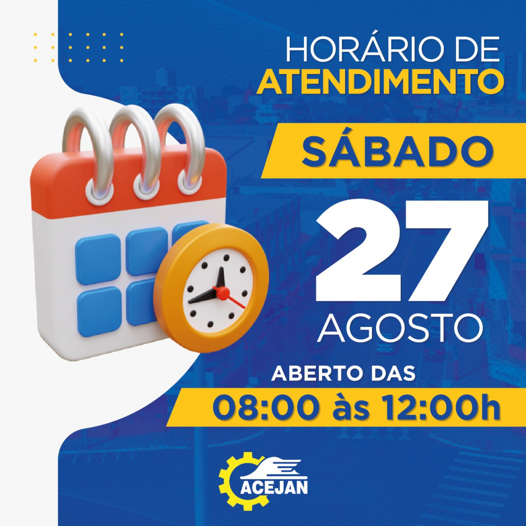 HORÁRIO DE ATENDIMENTO COMÉRCIO DE JANDAIA DO SUL