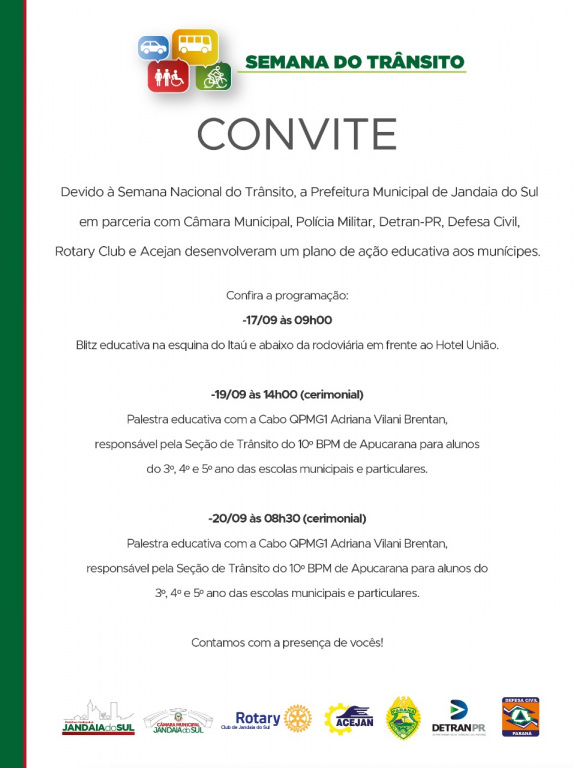 SEMANA DO TRÂNSITO