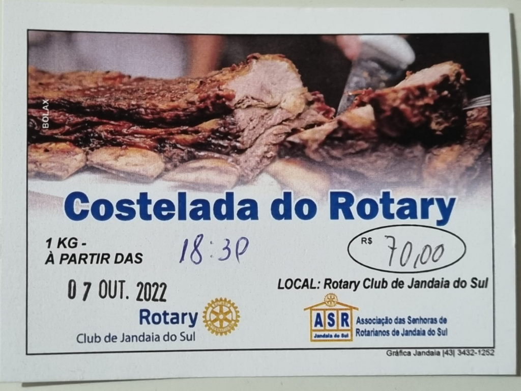 COSTELADA DO ROTARY CLUB DE JANDAIA DO SUL