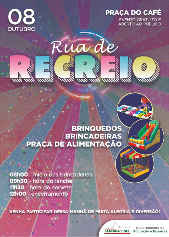 RUA DE RECREIO EM JANDAIA DO SUL