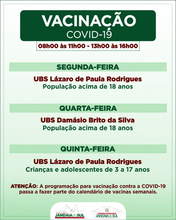 VACINAÇÃO COVID-19