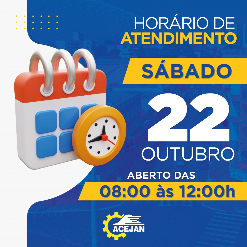 HORÁRIO DE ATENDIMENTO COMÉRCIO DE JANDAIA DO SUL