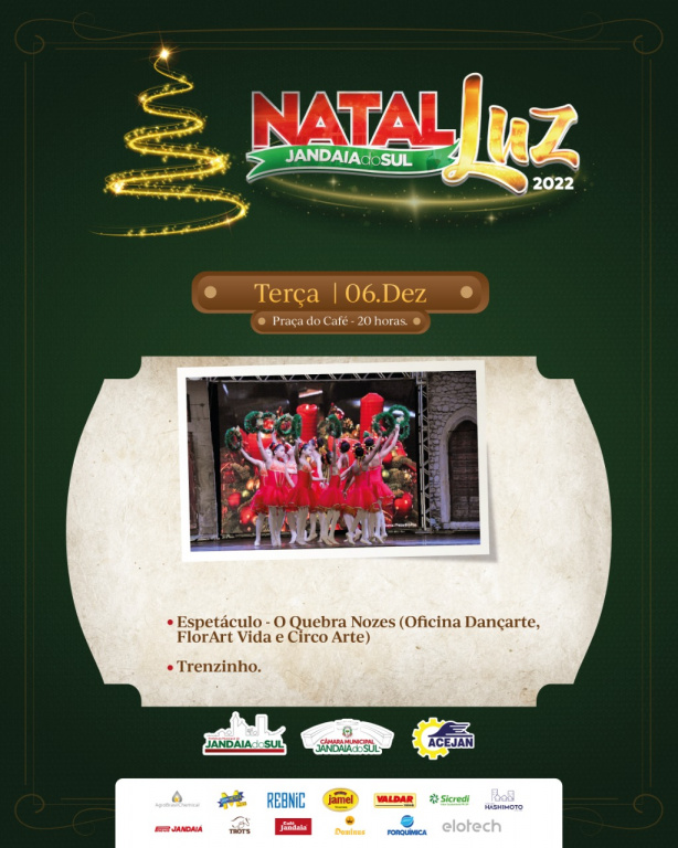 PROGRAMAÇÃO NATAL LUZ 2022
