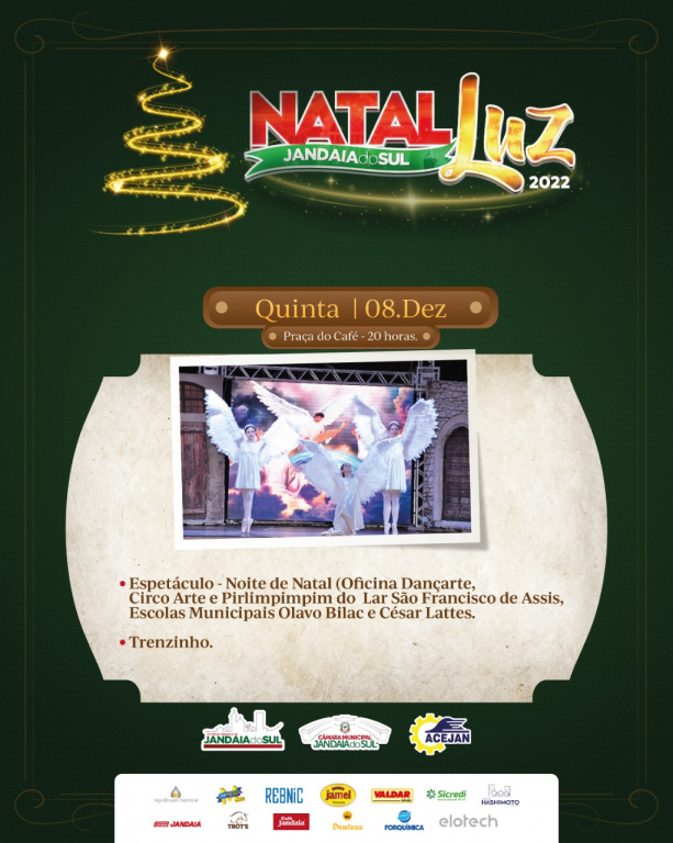 PROGRAMAÇÃO NATAL LUZ 2022