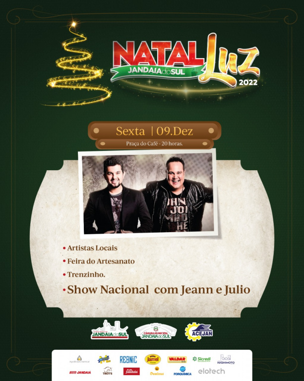 PROGRAMAÇÃO NATAL LUZ 2022