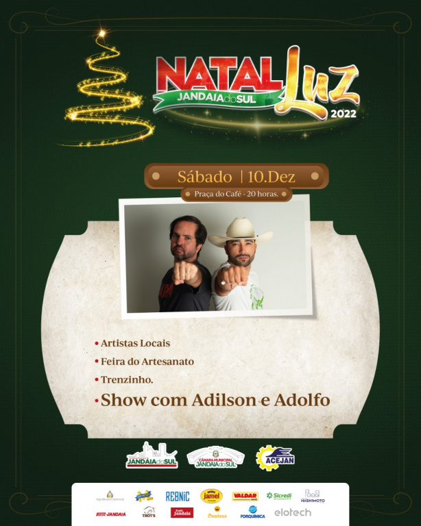 PROGRAMAÇÃO NATAL LUZ 2022