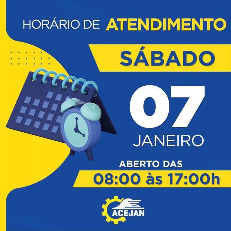 HORÁRIO ESPECIAL ABERTURA DO COMÉRCIO DE JANDAIA DO SUL
