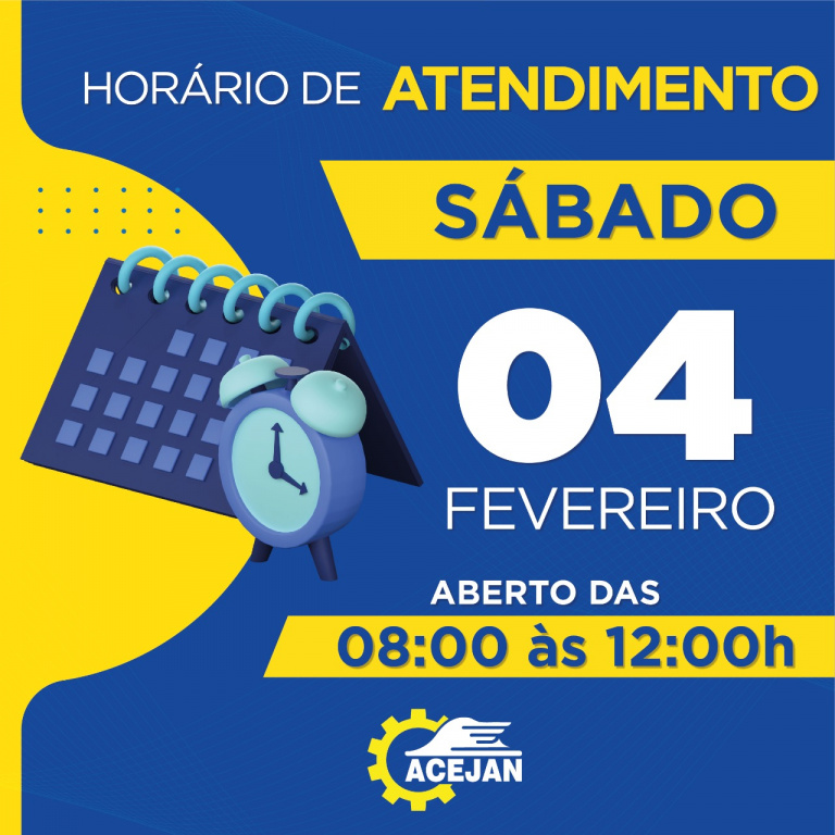 HORÁRIO DE ATENDIMENTO DO COMÉRCIO DE JANDAIA DO SUL