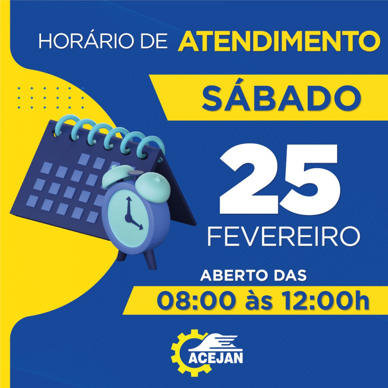 HORÁRIO DE ATENDIMENTO DO COMÉRCIO DE JANDAIA DO SUL
