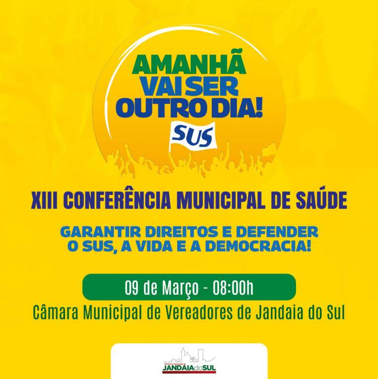 XIII CONFERÊNCIA MUNICIPAL DE SAÚDE