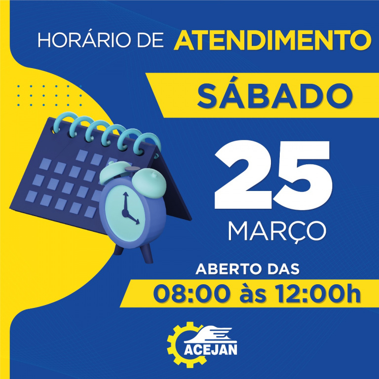 HORÁRIO DE ATENDIMENTO DO COMÉRCIO DE JANDAIA DO SUL