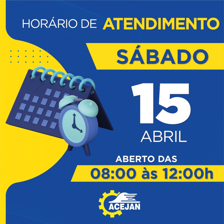 HORÁRIO DE ATENDIMENTO DO COMÉRCIO DE JANDAIA DO SUL