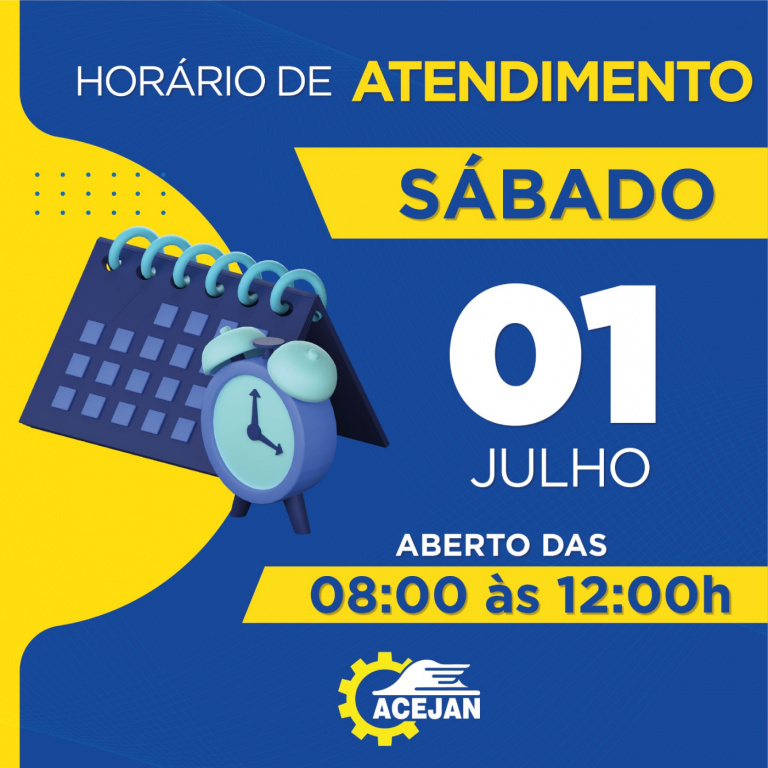 HORÁRIO DE ATENDIMENTO DO COMÉRCIO DE JANDAIA DO SUL