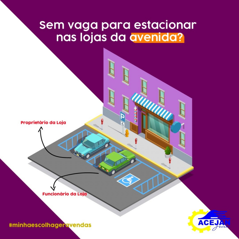 SEM VAGAS PARA ESTACIONAR NO CENTRO DE NOSSO MUNICÍPIO?