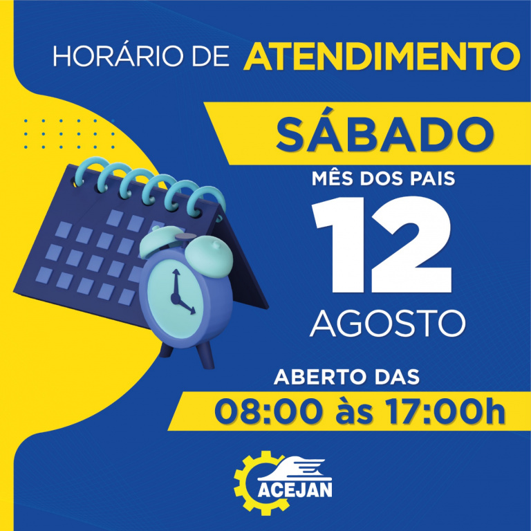 HORÁRIO ESPECIAL ABERTURA DO COMÉRCIO DE JANDAIA DO SUL