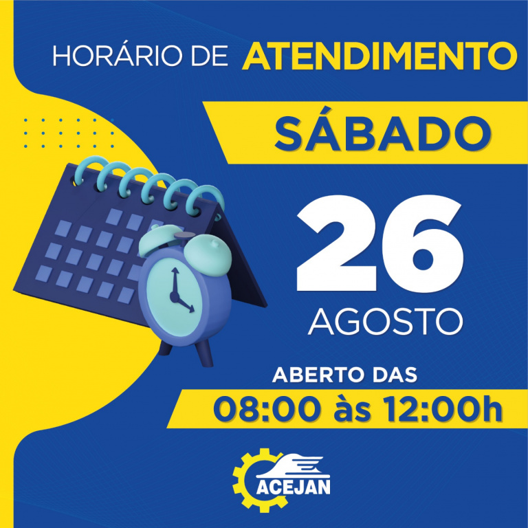 HORÁRIO DE ATENDIMENTO DO COMÉRCIO DE JANDAIA DO SUL