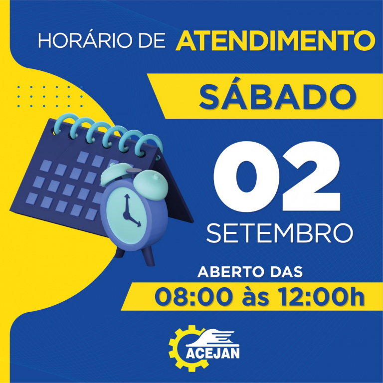 HORÁRIO DE ATENDIMENTO DO COMÉRCIO DE JANDAIA DO SUL
