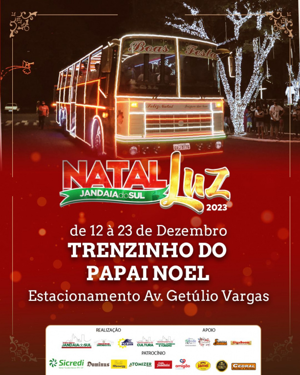 PROGRAMAÇÃO OFICIAL DO NATAL LUZ JANDAIA DO SUL 2023