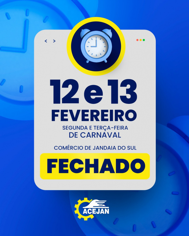 COMÉRCIO FECHADO EM JANDAIA DO SUL