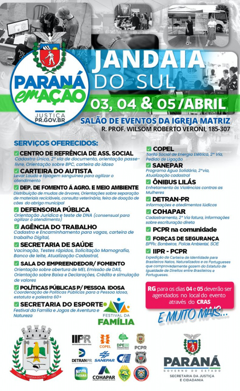 PARANÁ EM AÇÃO EM JANDAIA DO SUL