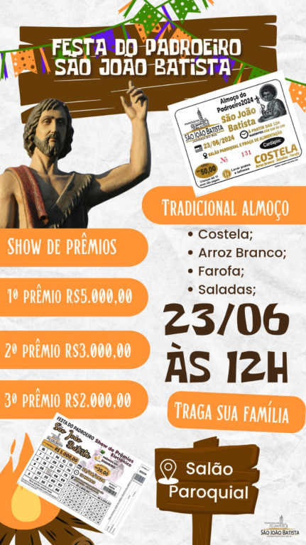 FESTA DO PADROEIRO SÃO JOÃO BATISTA