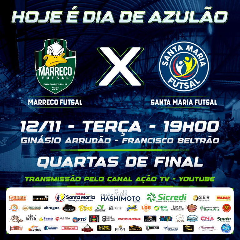 HOJE É DIA DE AZULÃO