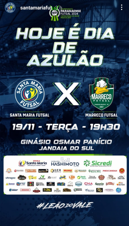 HOJE É DIA DE AZULÃO